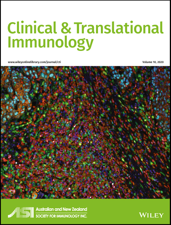 Clinical & Translational Immunology | Australian and New Zealand ...